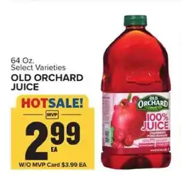 Food Lion Old Orchard Juice offer