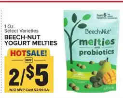 Food Lion Beech-Nut Yogurt Melties offer