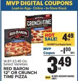 Food Lion RED BARON 12 OR CRUNCH TIME PIZZA offer