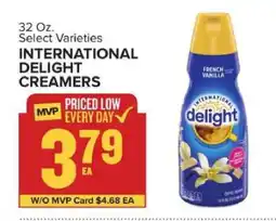 Food Lion International Delight Creamers offer