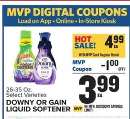 Food Lion Downy or Gain Liquid Softener offer