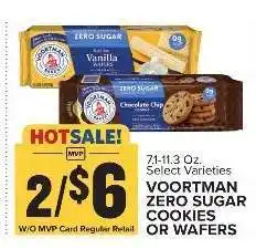 Food Lion VOORTMAN ZERO SUGAR COOKIES OR WAFERS offer