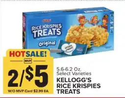Food Lion Kellogg's Rice Krispies Treats offer