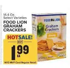Food Lion FOOD LION GRAHAM CRACKERS offer