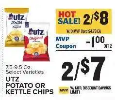 Food Lion Utz Potato or Kettle Chips offer
