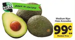 Albertsons Medium Ripe Hass Avocados offer