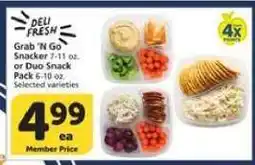 Albertsons Deli Fresh Grab 'N Go Snacker or Duo Snack Pack offer