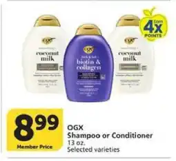 Albertsons OGX SHAMPOO OR CONDITIONER offer