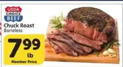 Albertsons Chuck Roast Boneless offer
