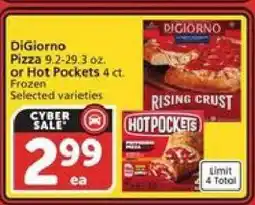 Albertsons DiGiorno Pizza or Hot Pockets offer