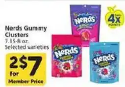 Albertsons Nerds Gummy Clusters offer