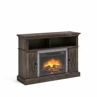 Walmart Kellum Media Fireplace Console for TV's up to 58, Multiple Finishes offer