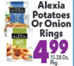 Marino's Supermarket Alexia Potatoes Or Onion Rings offer