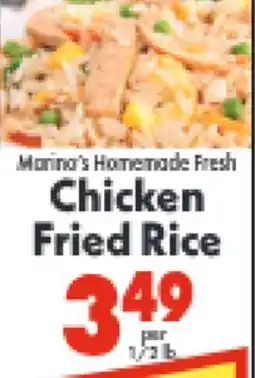 Marino's Supermarket Marina's Homemade Fresh Chicken Fried Rice offer