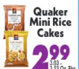 Marino's Supermarket Quaker Mini Rice Cakes offer