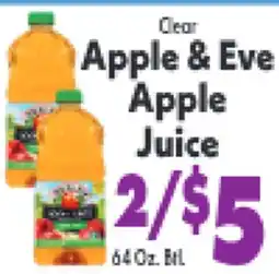 Marino's Supermarket Clear Apple & Eve Apple Juice offer