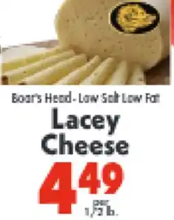 Marino's Supermarket Boar's Head - Low Salt Low Fat Lacey Cheese offer