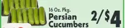 Marino's Supermarket Persian Cucumbers offer