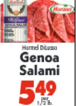 Marino's Supermarket Genoa Salami offer