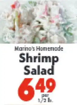 Marino's Supermarket Marina's Homemade Shrimp Salad offer