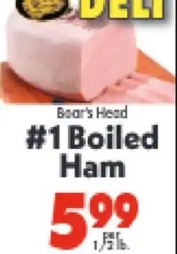 Marino's Supermarket Bear's Head #1 Boiled Ham offer