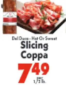 Marino's Supermarket Dulc Duo - Hot Or Sweet Slicing Coppa offer