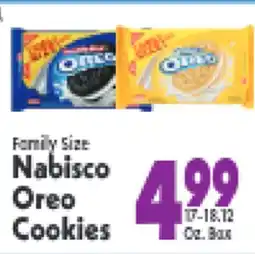 Marino's Supermarket Family Size Nabisco Oreo Cookies offer