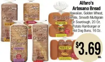 Big Saver Foods Alfaro's Artesano Bread offer