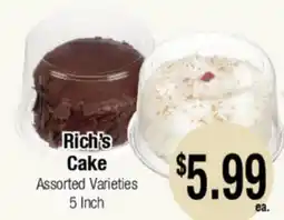 Big Saver Foods Rich's Cake offer