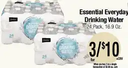 Big Saver Foods Essential Everyday Drinking Water offer