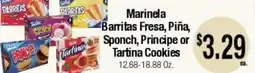 Big Saver Foods Marinela Barritas Fresa, Piña, Sponch, Príncipe o Tartina Cookies offer