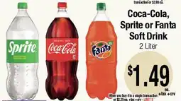 Big Saver Foods Coca-Cola, Sprite or Fanta Soft Drink offer