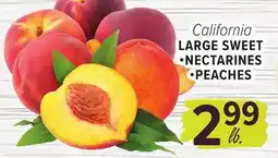 Cermak Fresh Market California LARGE SWEET NECTARINES PEACHES offer