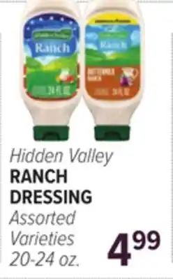 Cermak Fresh Market Hidden Valley RANCH DRESSING offer