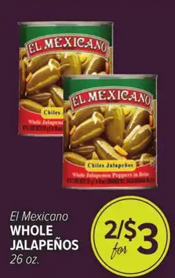 Cermak Fresh Market El Mexicano WHOLE JALAPEÑOS offer