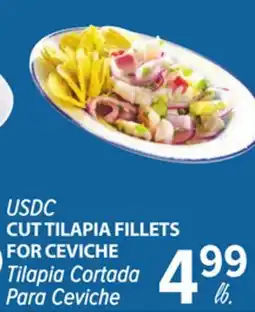 Cermak Fresh Market USDC CUT TILAPIA FILLETS FOR CEVICHE offer