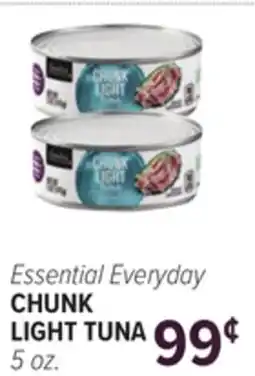 Cermak Fresh Market Essential Everyday CHUNK LIGHT TUNA offer