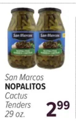 Cermak Fresh Market San Marcos NOPALITOS Cactus Tenders offer