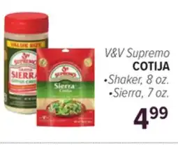 Cermak Fresh Market V&V Supremo COTIJA offer