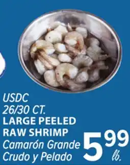 Cermak Fresh Market USDC 26/30 CT. LARGE PEELED RAW SHRIMP offer