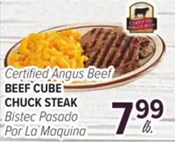 Cermak Fresh Market Certified Angus Beef BISTEC PASADO Por La Maquina offer