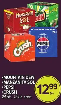 Cermak Fresh Market •MOUNTAIN DEW •MANZANITA SOL •PEPSI •CRUSH offer