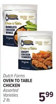 Cermak Fresh Market Dutch Farms OVEN TO TABLE CHICKEN offer