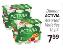 Cermak Fresh Market Dannon ACTIVIA Assorted Varieties offer