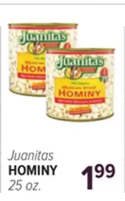 Cermak Fresh Market Juanitas HOMINY offer