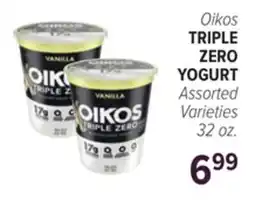 Cermak Fresh Market Oikos TRIPLE ZERO YOGURT offer