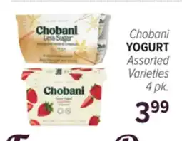Cermak Fresh Market Chobani YOGURT offer