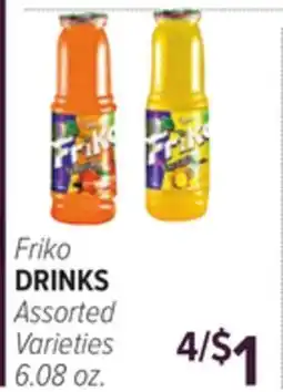 Cermak Fresh Market Friko DRINKS offer