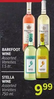 Cermak Fresh Market BAREFOOT WINE STELLA WINE offer