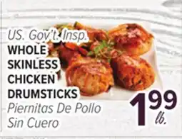 Cermak Fresh Market U.S. Gov't. Insp. WHOLE SKINLESS CHICKEN DRUMSTICKS offer